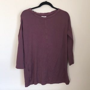 Oversized Lou and Grey Tunic with Ribbed Sleeves